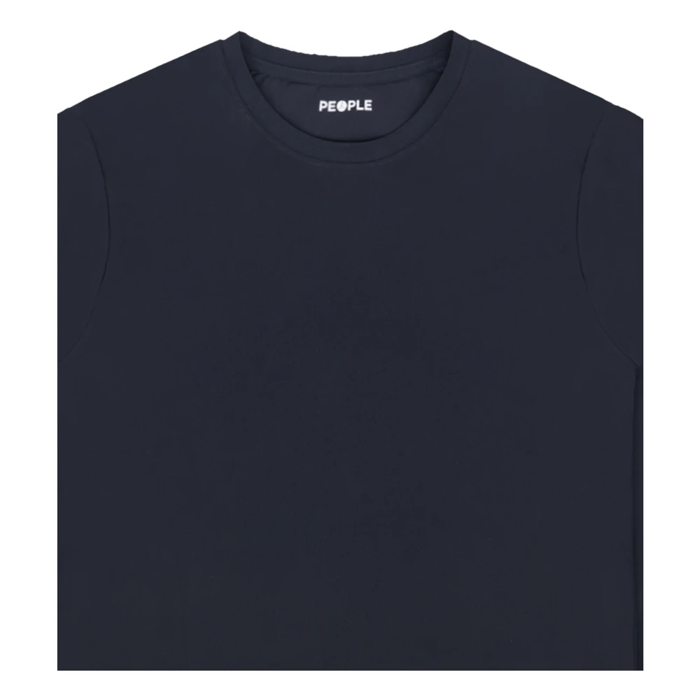People of Shibuya Lange mouw technische T-shirt Unzoi Pm755M Blue Heren