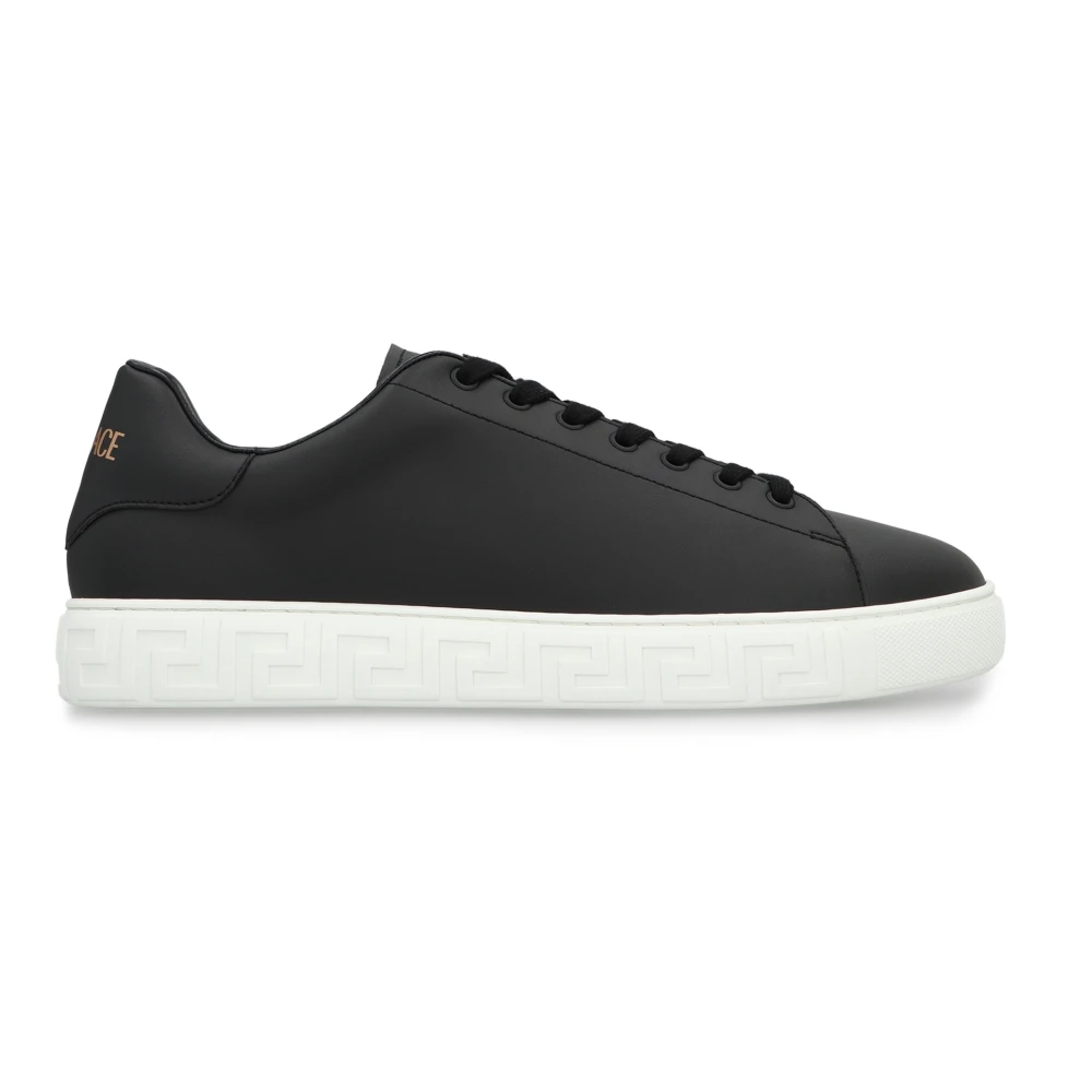 Versace Greca Low-top Sneakers Heren Schoenen Zwart