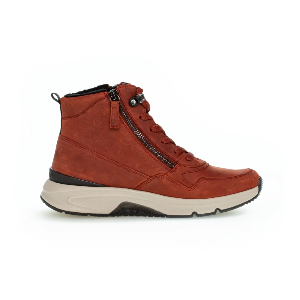 Gabor Rollingsoft Dames Wandelsneaker Dames Schoenen Rood