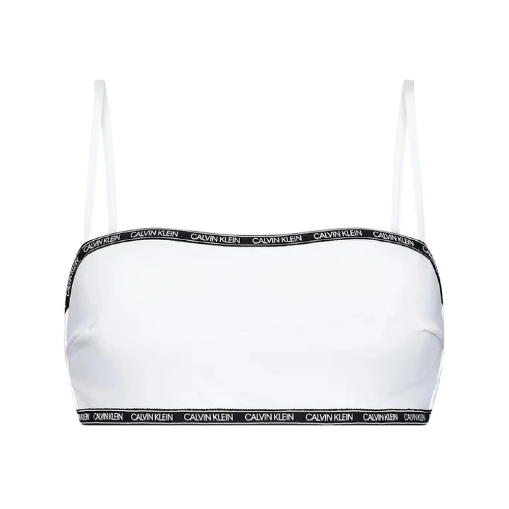 Calvin Klein Mujer Blanco Trajes De Baño, Talla: L