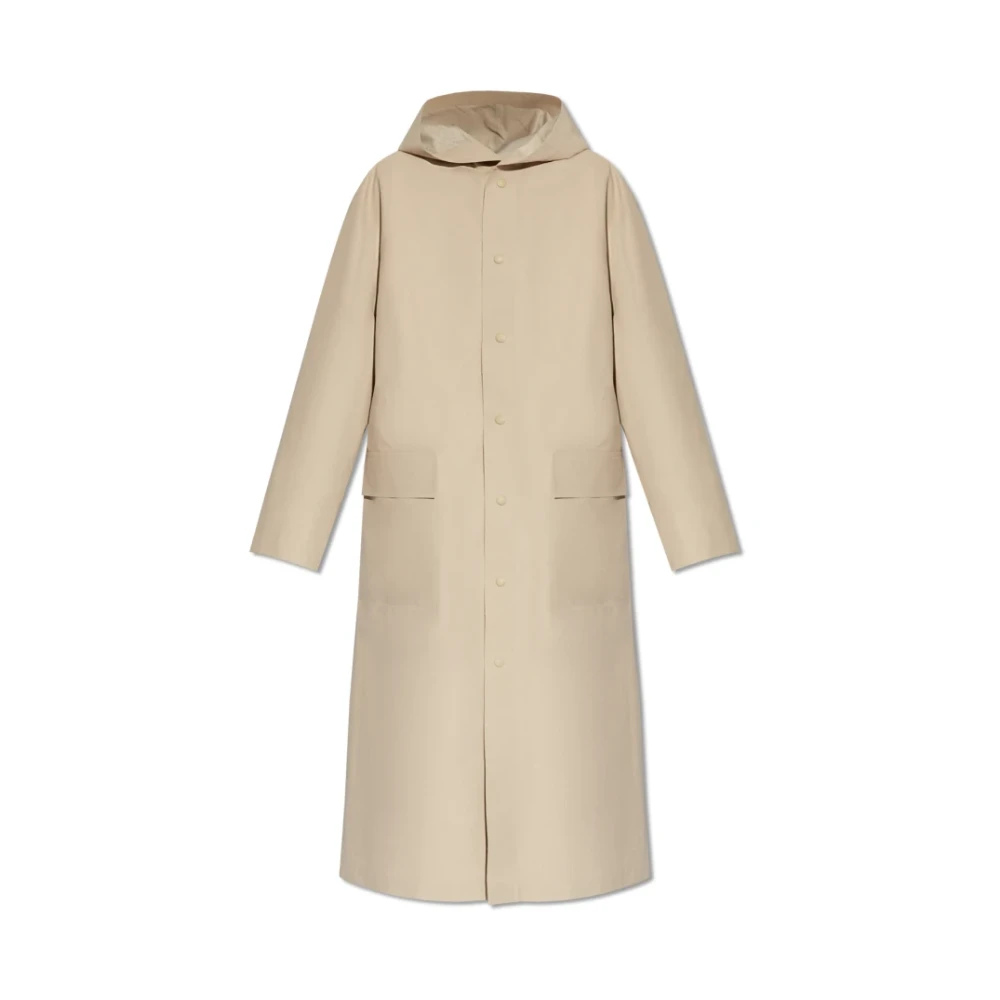 Balenciaga Stijlvolle regenjas voor alle weersomstandigheden Gray Heren