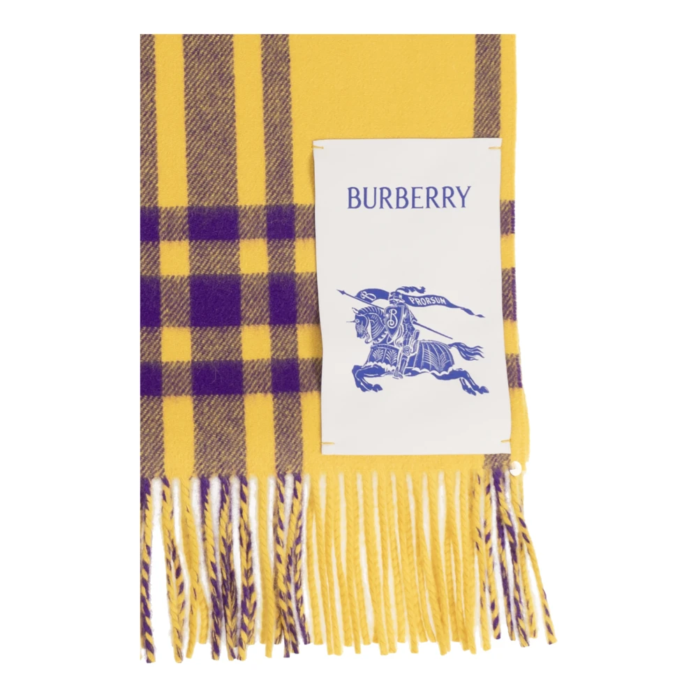 Burberry Kasjmier sjaal Yellow Unisex