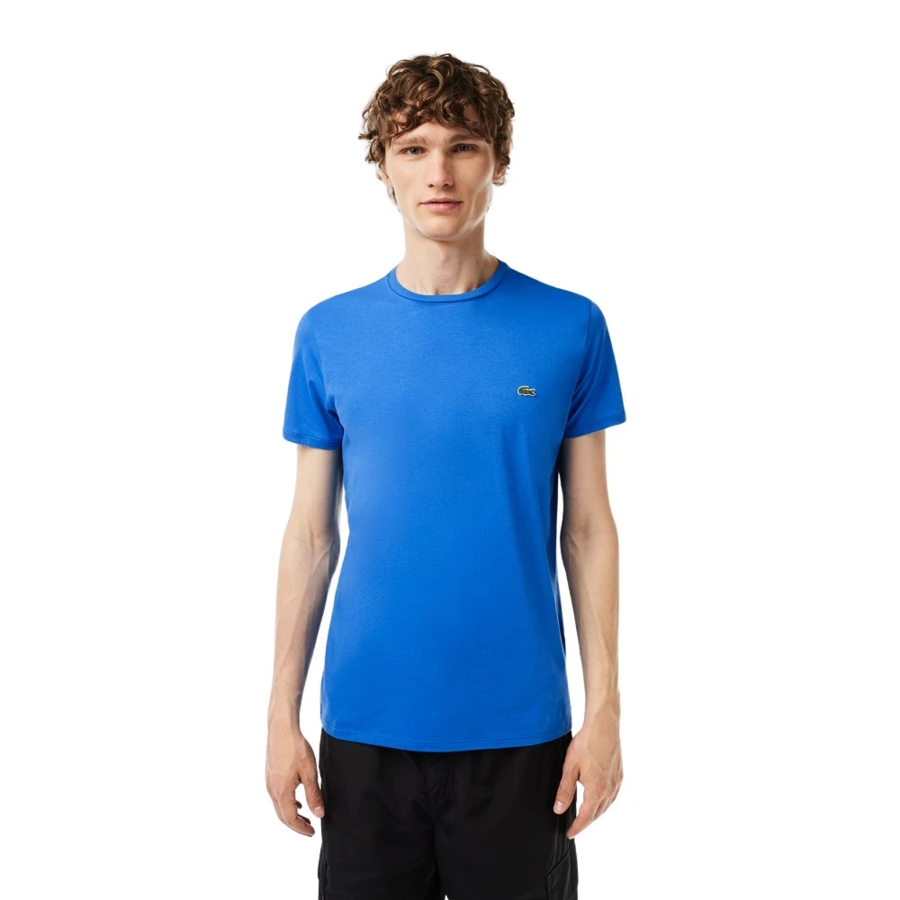 Lacoste Heren T-shirt van katoen Blue Heren