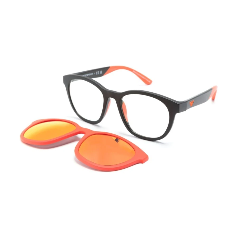 Emporio Armani Stijlvolle zonnebril voor dagelijks gebruik Black Heren