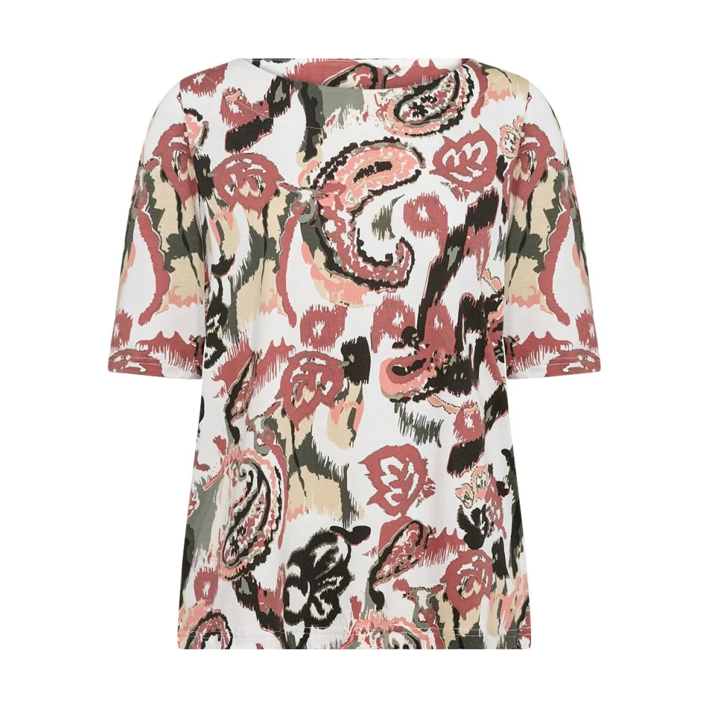 Soyaconcept Abstract Paisley Print Shirt Multicolor Dames