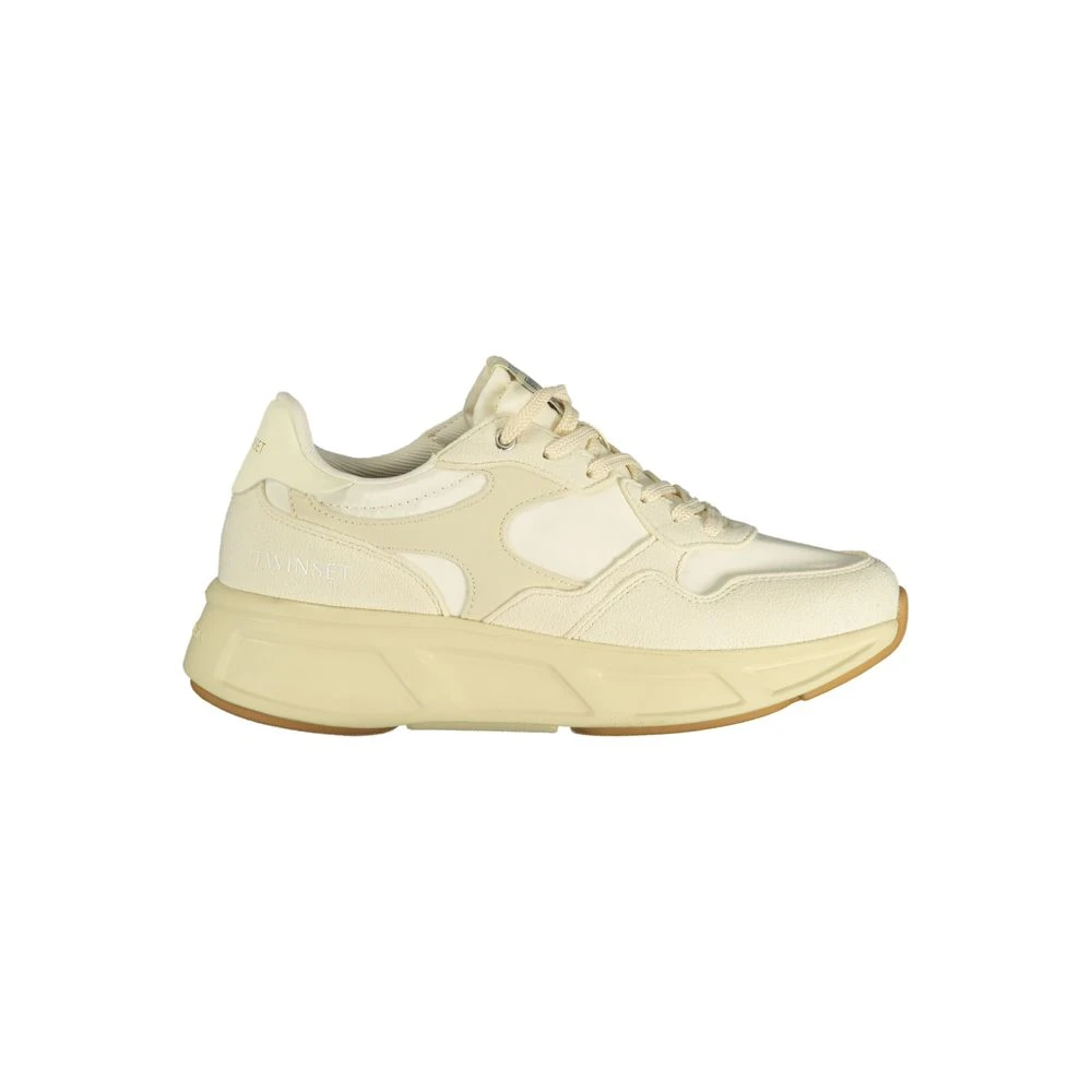 Twinset Women's Beige Sneakers, 5 Uk, Trainers