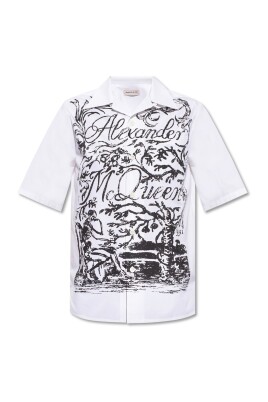 white-cotton-logo-print-shirt