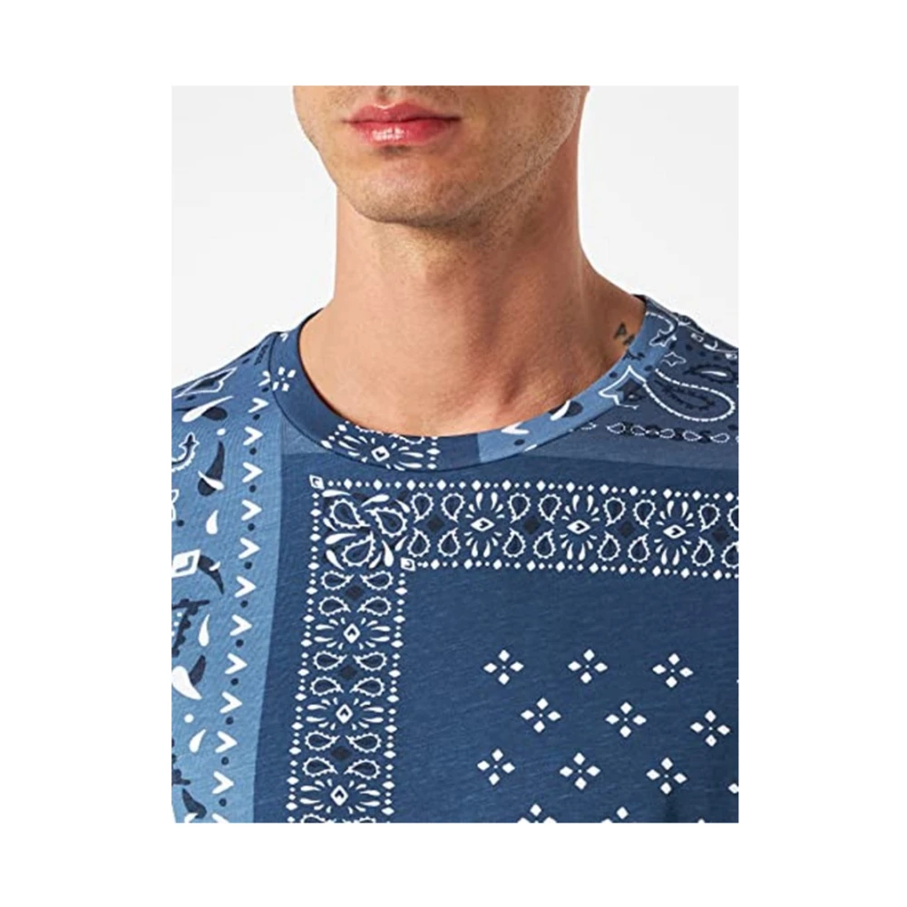 Hugo Boss Jersey Blauwe T-Shirts Blue Heren