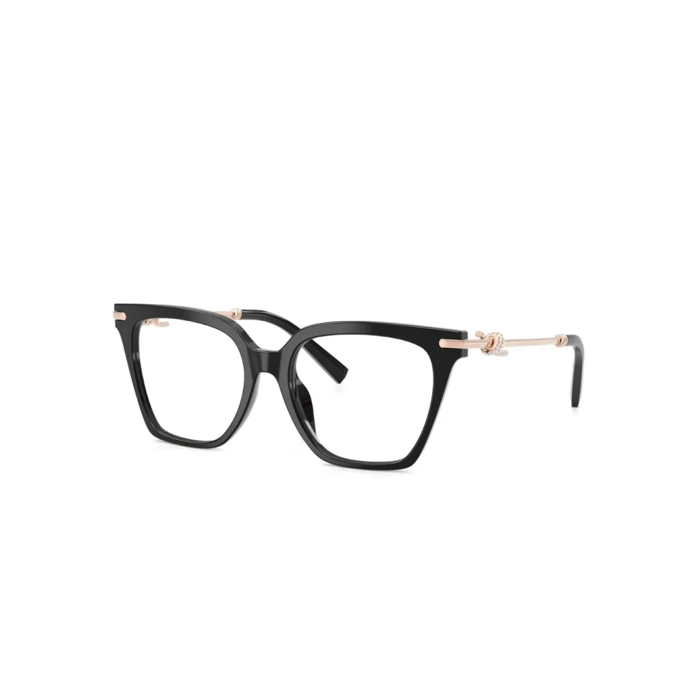 Tiffany Black Tf2284b 8001 Woman Optical Frames Acetate Squared Normal - Image 2