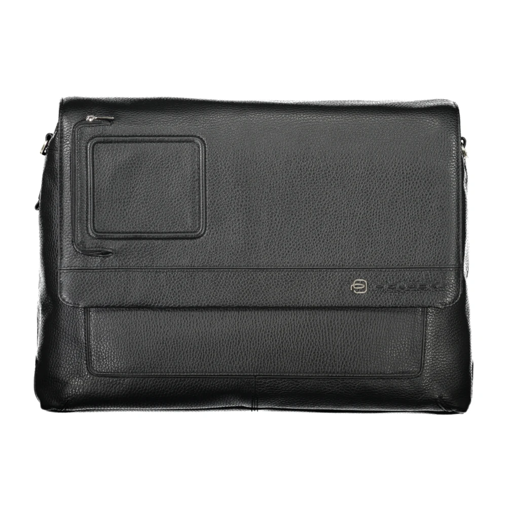 Piquadro Herren Schwarz Verstellbare Und Abnehmbare Schultertasche