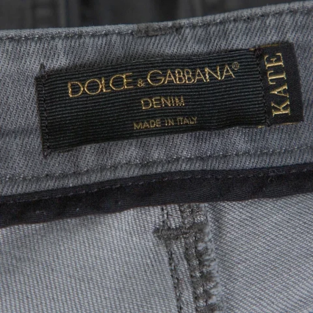Dolce & Gabbana Pre-owned Denim jeans Gray Dames