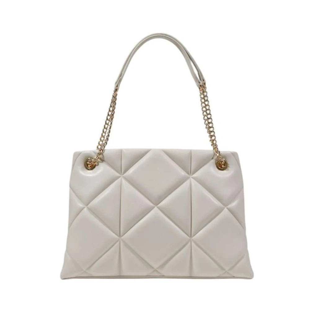 Love Moschino Beige Handtas met Grote Capaciteit Beige Dames