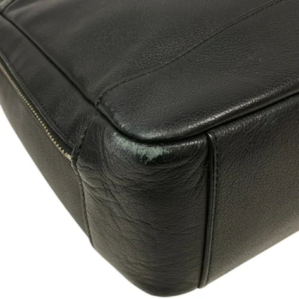 Coach Pre-owned Leather handbags Black Dames