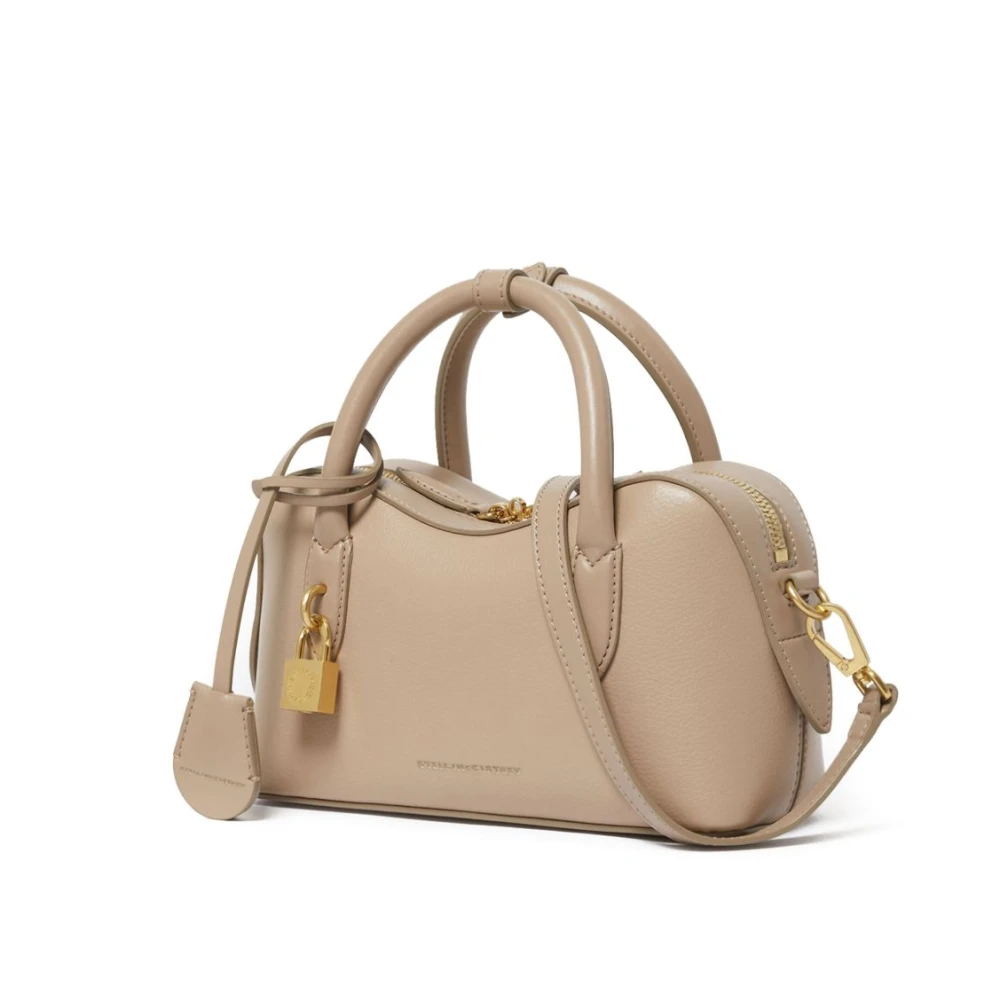 Stella Mccartney Beige Schoudertas met rits Brown Dames