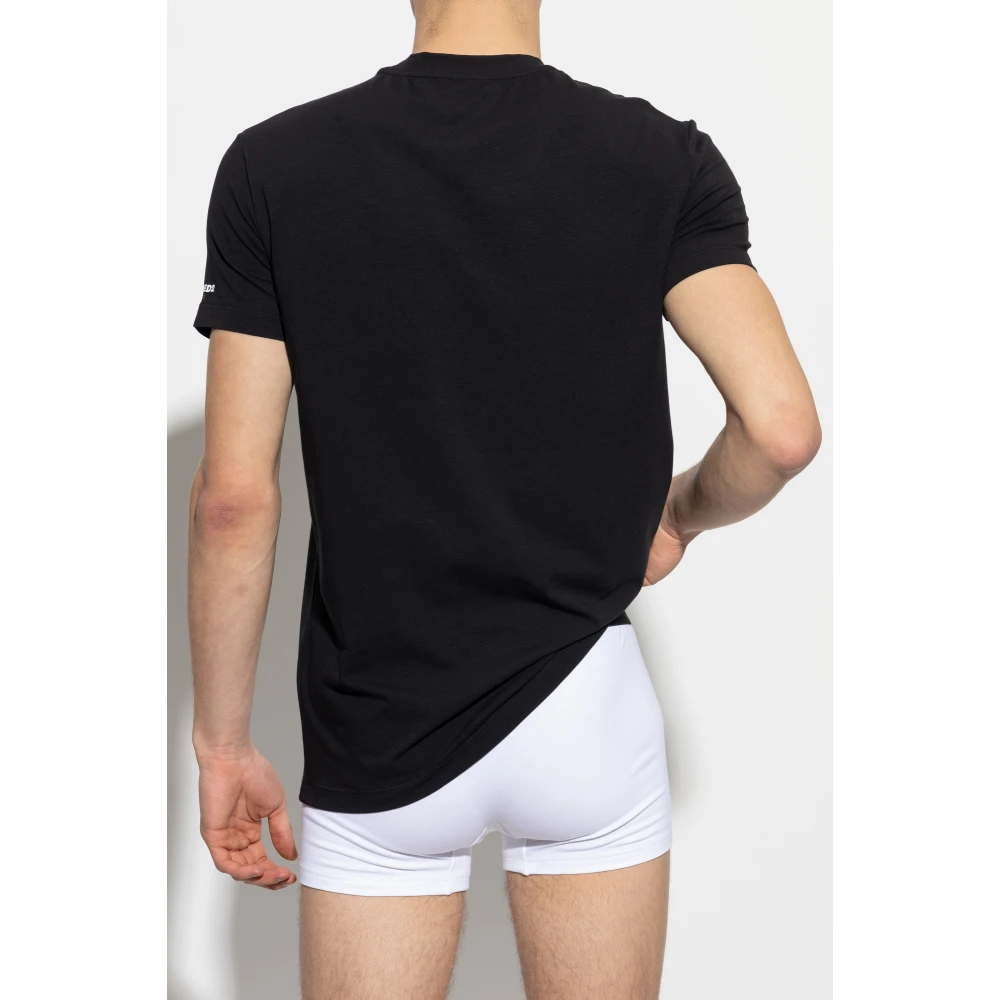 Dsquared2 Twee-pack T-shirts Black Heren