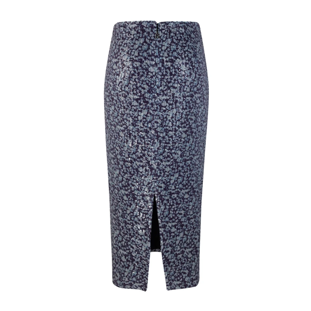 Rotate Birger Christensen Sequin Kokerrok Purple Dames
