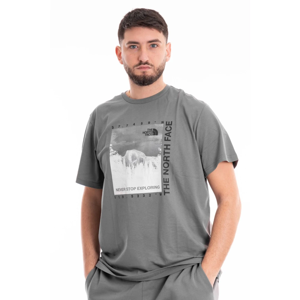 The North Face Heren Casual T-shirt Gray Heren