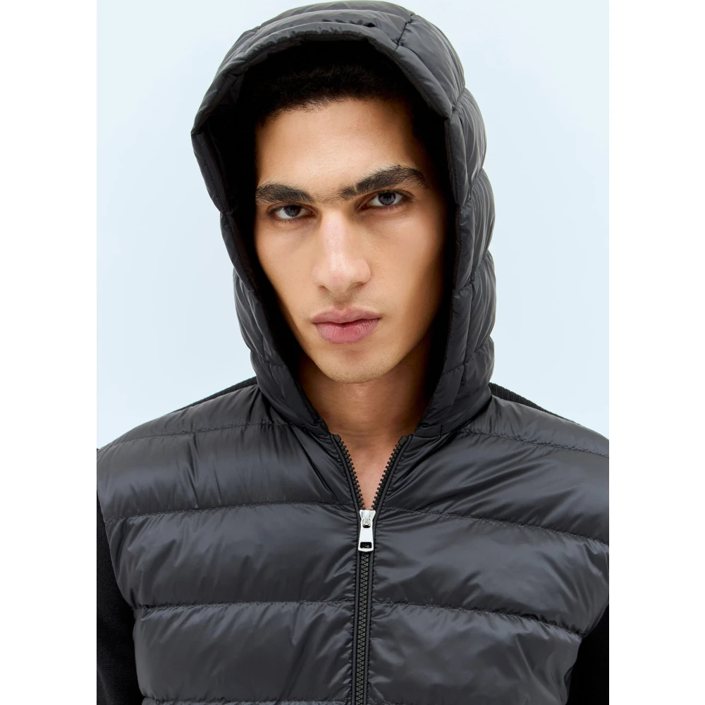 Moncler Gewatteerde ritsvest Black Heren