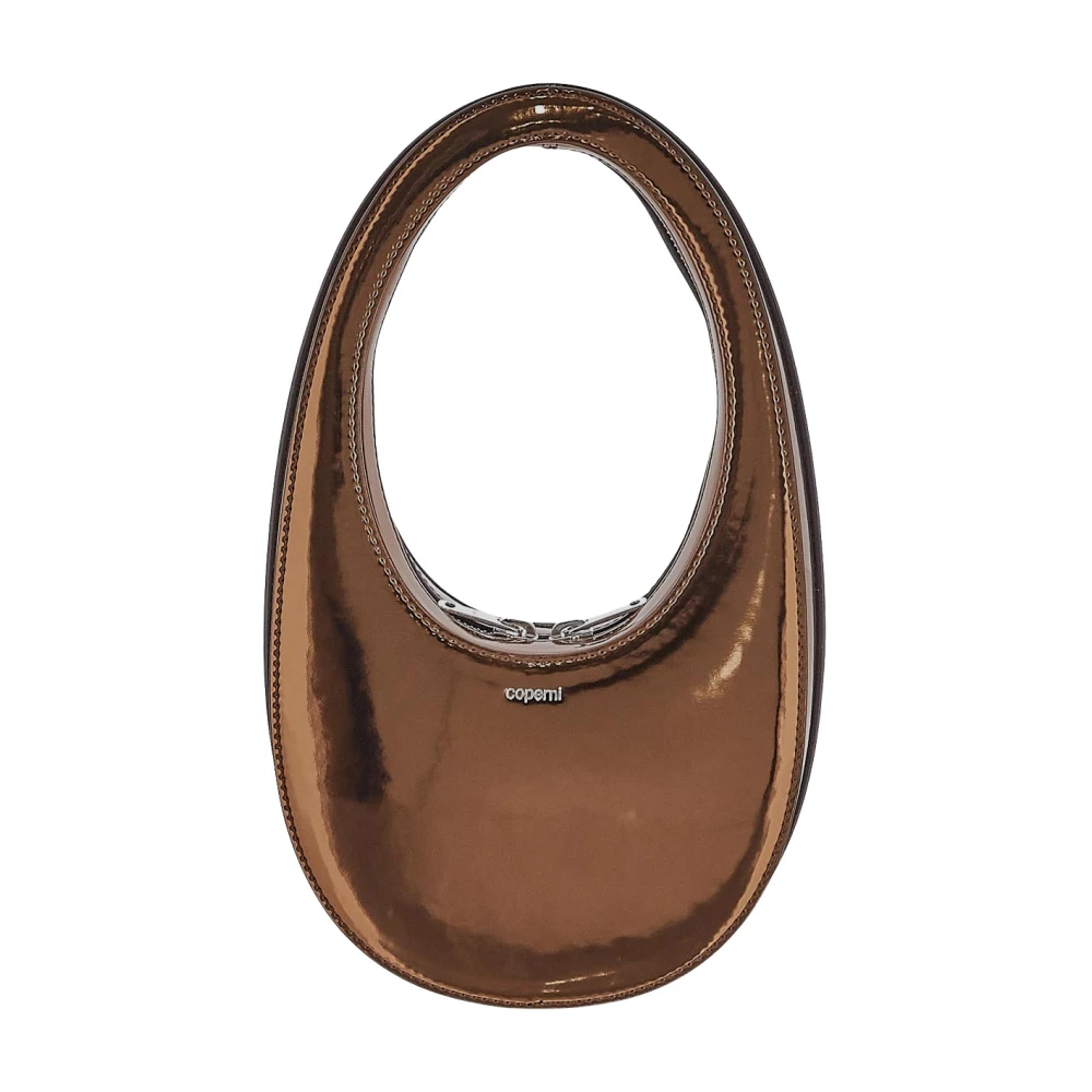 Coperni Leren Mini Swipe Tas Brown Dames