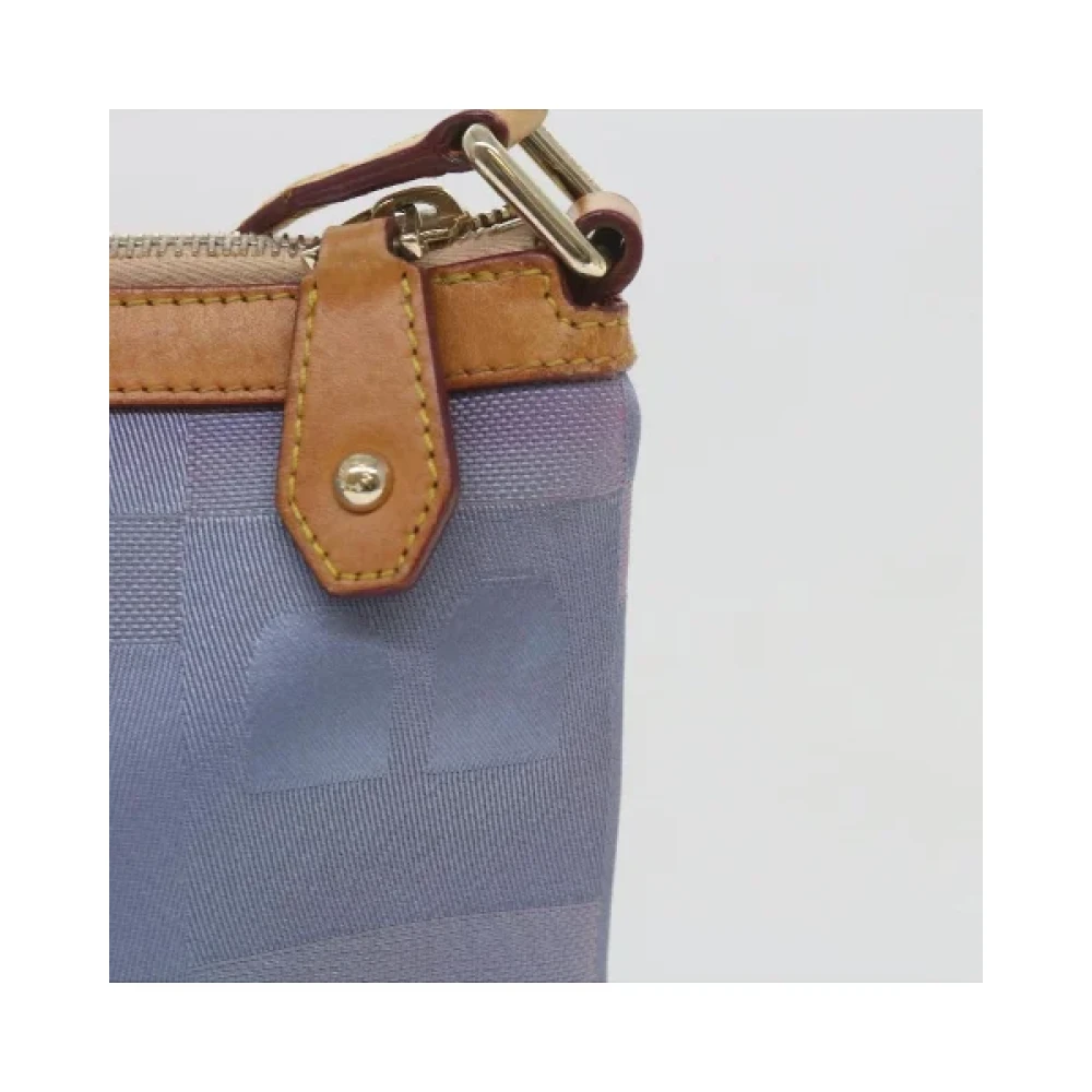 Bally Pre-owned Cotton shoulder-bags Blue Dames