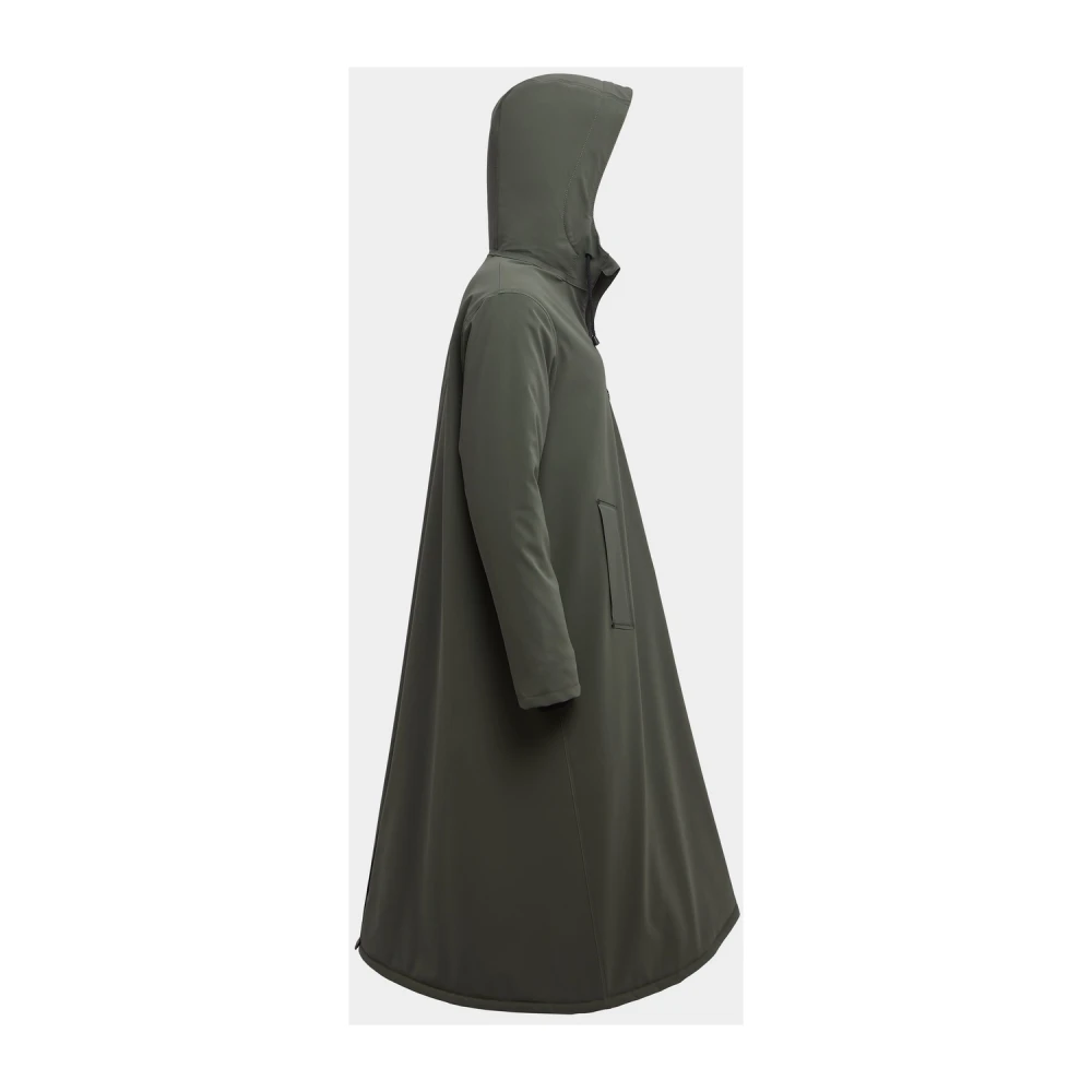 Stutterheim Warm Winter Regenjas A-Line Stijl Green Dames