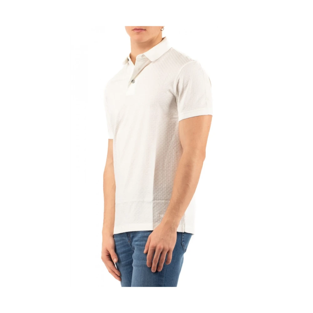 Emporio Armani Stijlvolle Polo Shirt White Heren