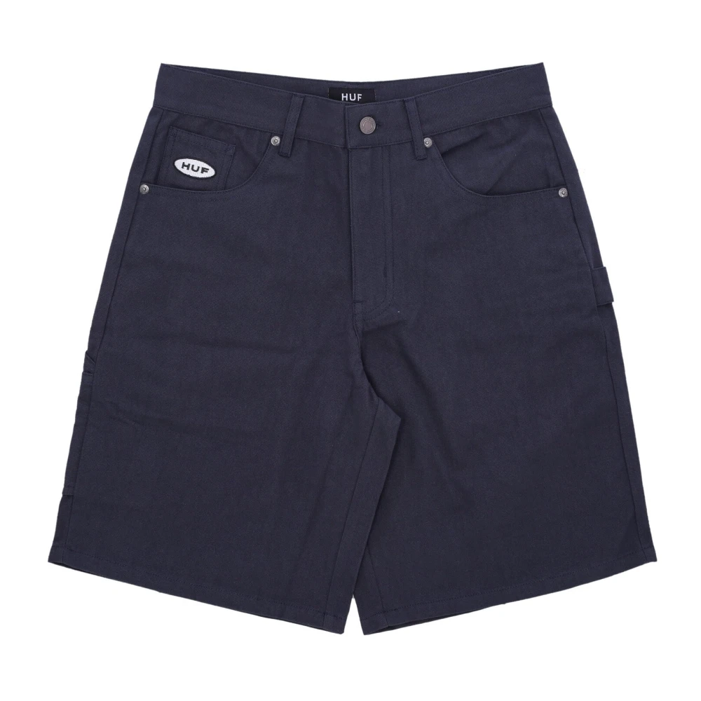 HUF Navy Werkman Korte Broek Blue Heren