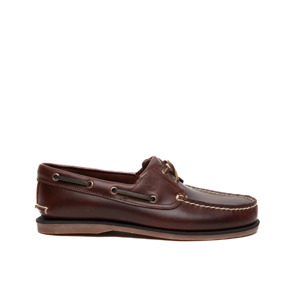 Timberland Scarpa Da Barca Classic 2-Eye Da Uomo In Marrone, Taglia 41 - Immagine 10
