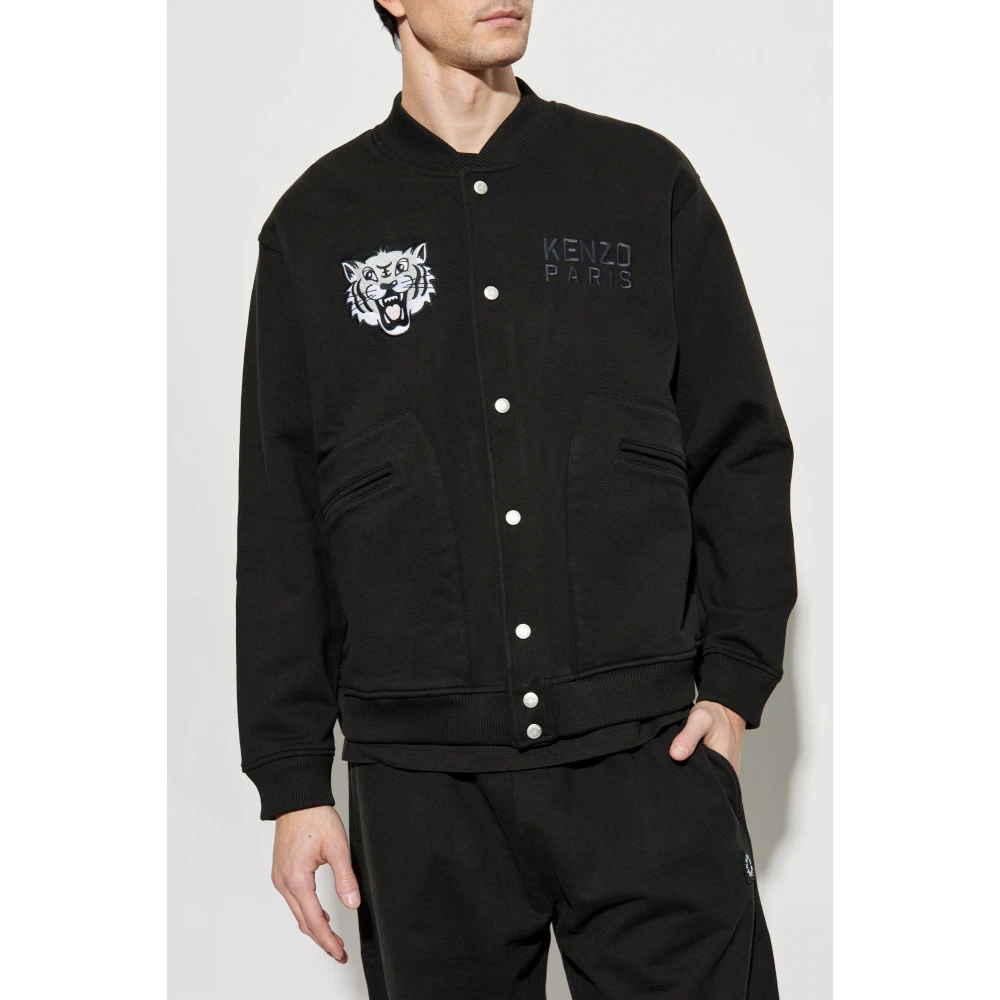 Kenzo Sweatshirt met tijgermotief Black Heren