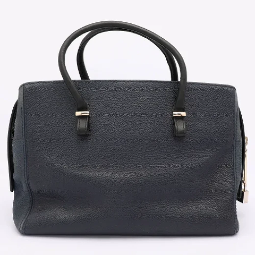 Carolina Herrera Pre-owned Leather totes Blue Dames