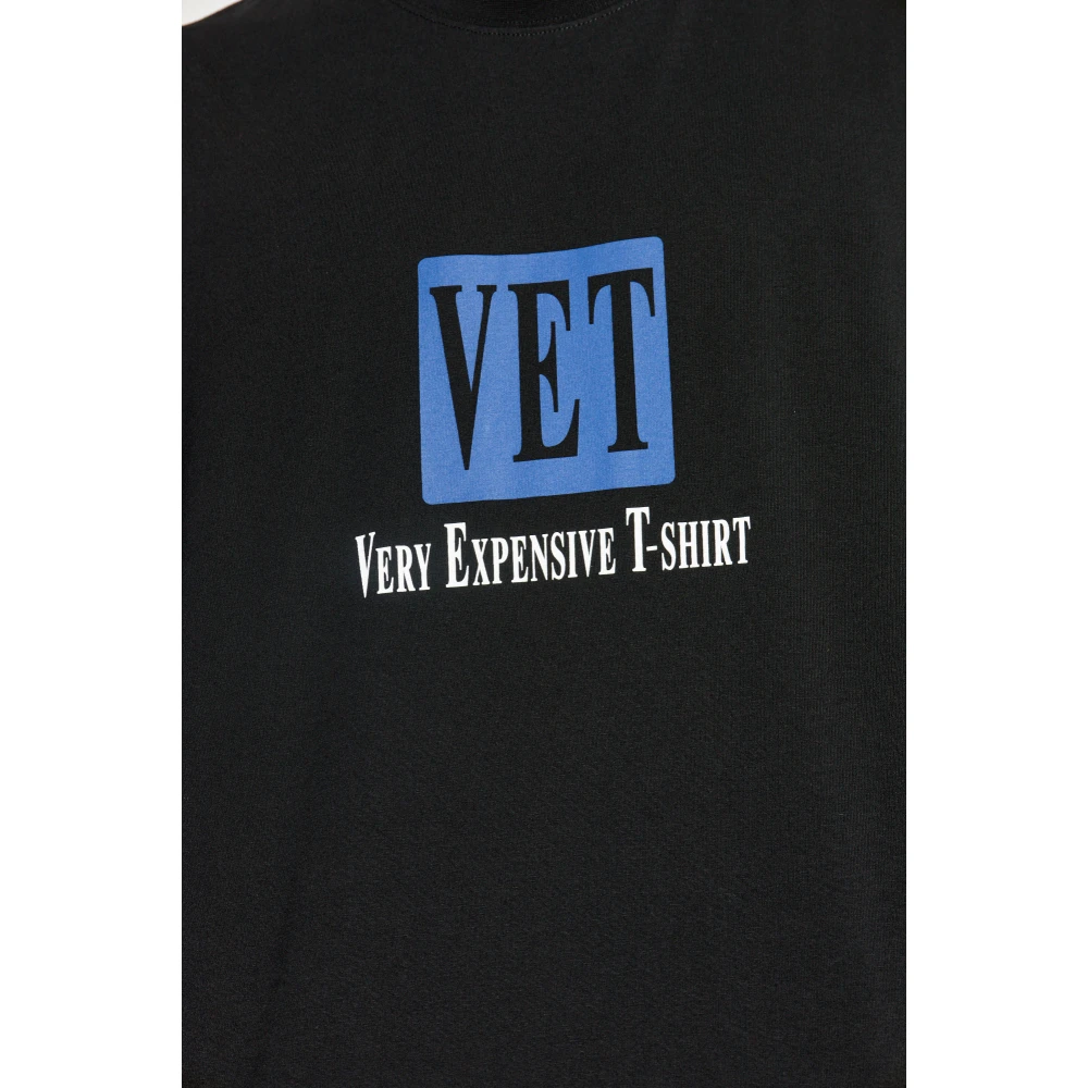 Vetements T-shirt met print Black Heren