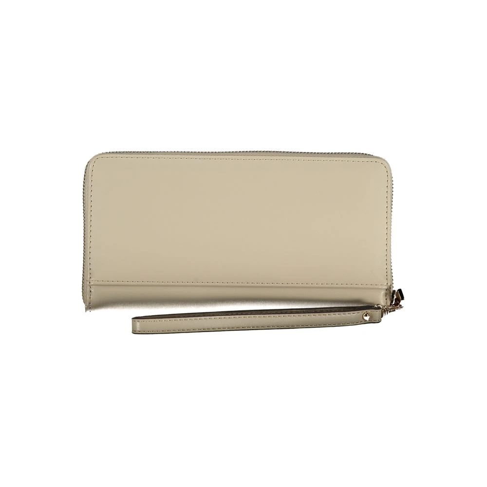 Guess Beige Portemonnee met Rits en Logo Beige Dames