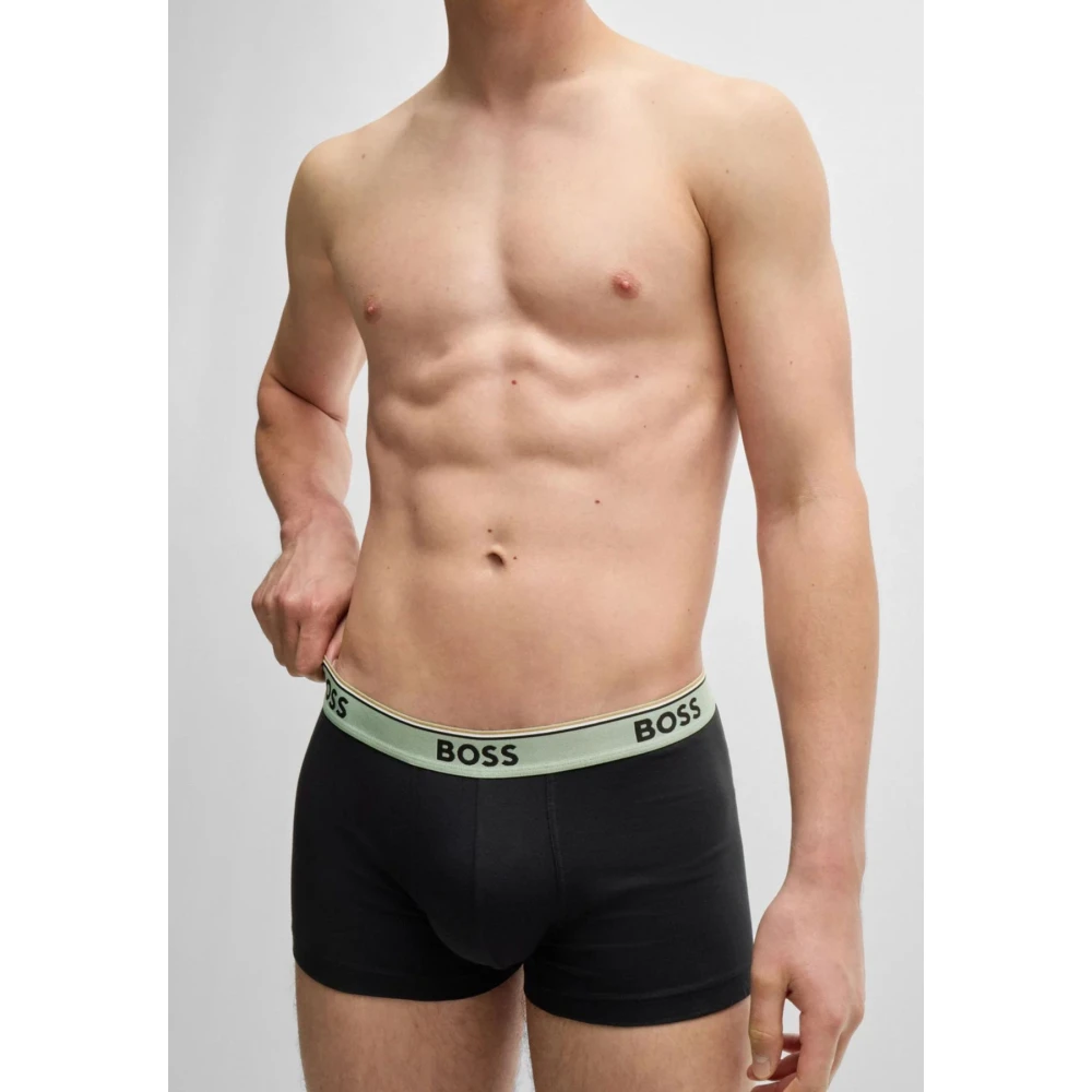 Hugo Boss Mannen Trunk Ondergoed Pak van 3 Black Heren