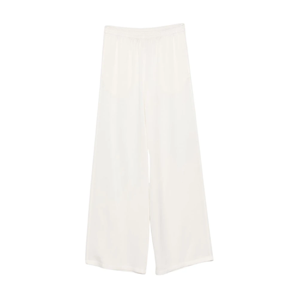 Fabiana Filippi , Wide Trousers, Female, White, 3XS, Wide Trousers