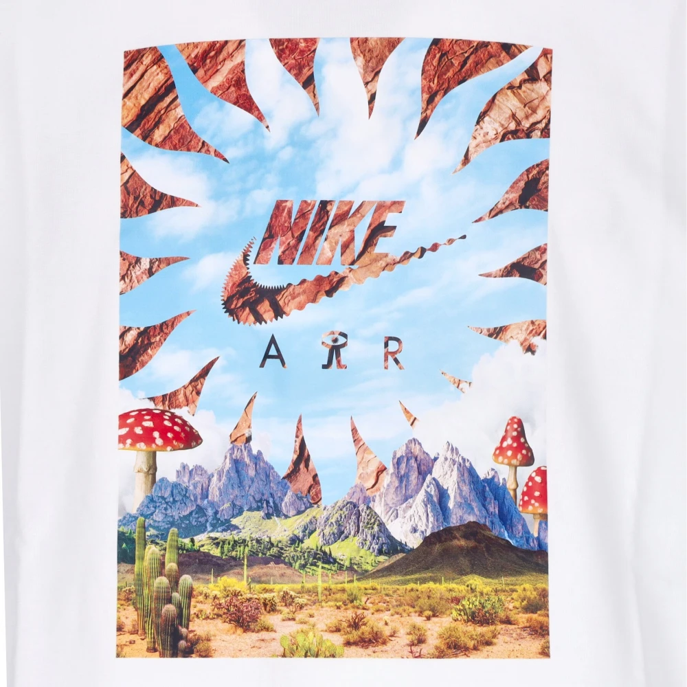 Nike Open Max 90 Tee Wit White Heren