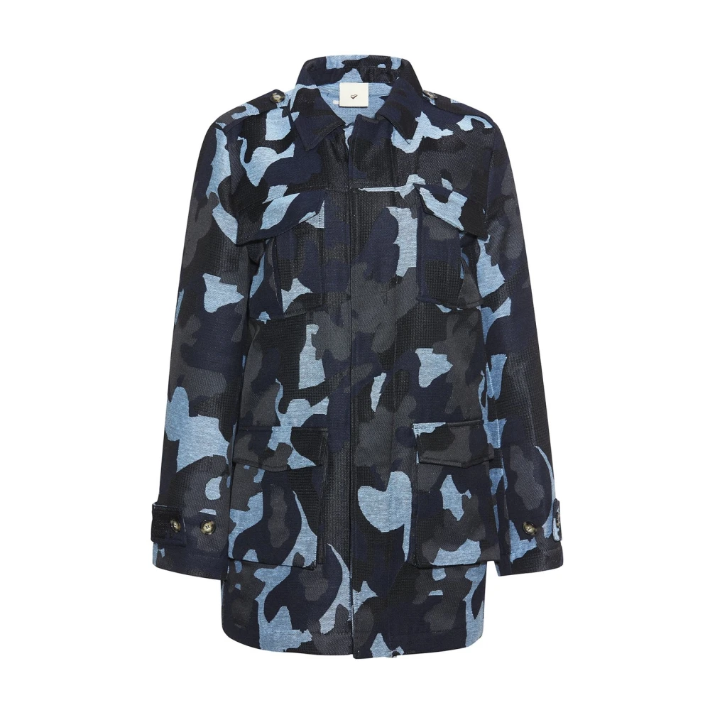 Heartmade Lichtgewicht jas Blue Dames