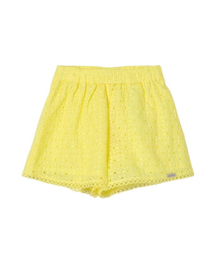 gele-eyelet-shorts-met-gerimpelde-zoom