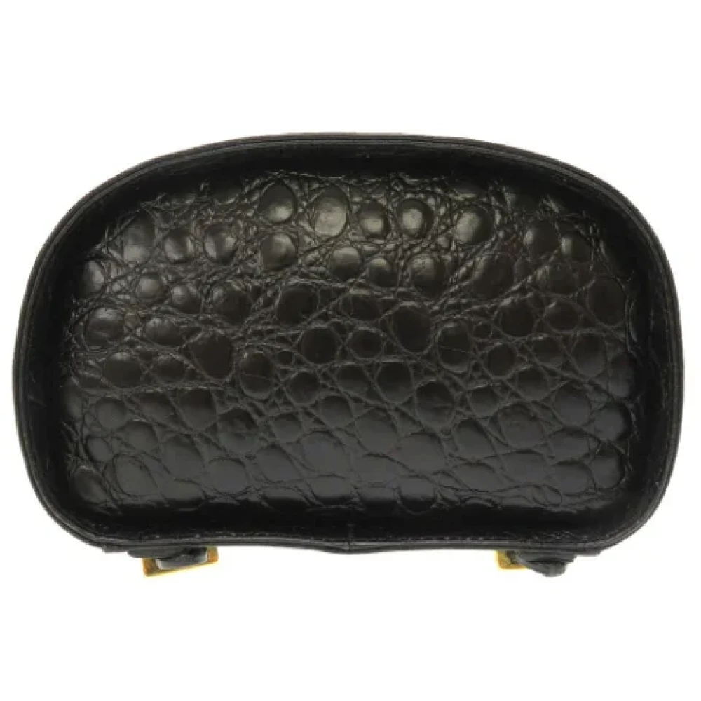 Salvatore Ferragamo Pre-owned Fabric backpacks Black Dames