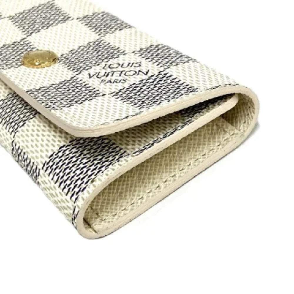 Louis Vuitton Vintage Pre-owned Canvas key-holders Beige Dames
