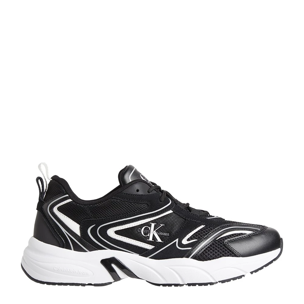 Calvin Klein Retro Tennissneakers Heren Schoenen Zwart