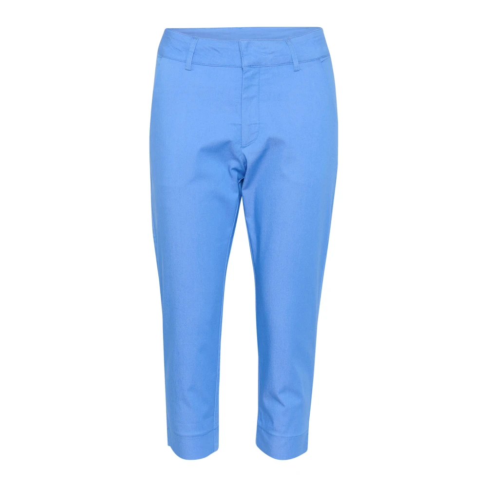 Kaffe Stijlvolle Ultramarijn Capri Broek Blue Dames