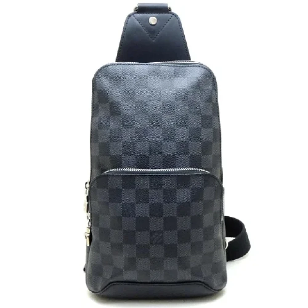 Louis Vuitton Vintage Pre-owned Canvas crossbody-bags Gray Dames