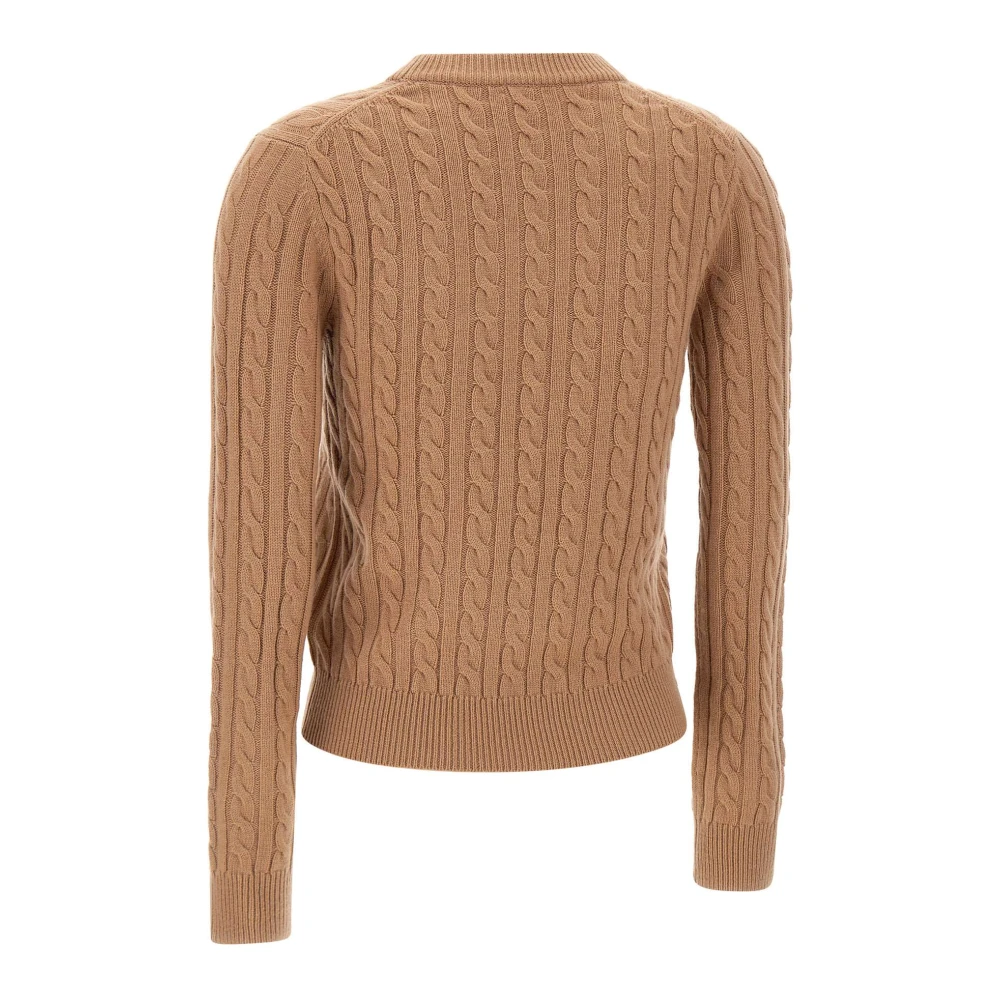 Sun68 Beige Wollen Blend Trui Beige Dames