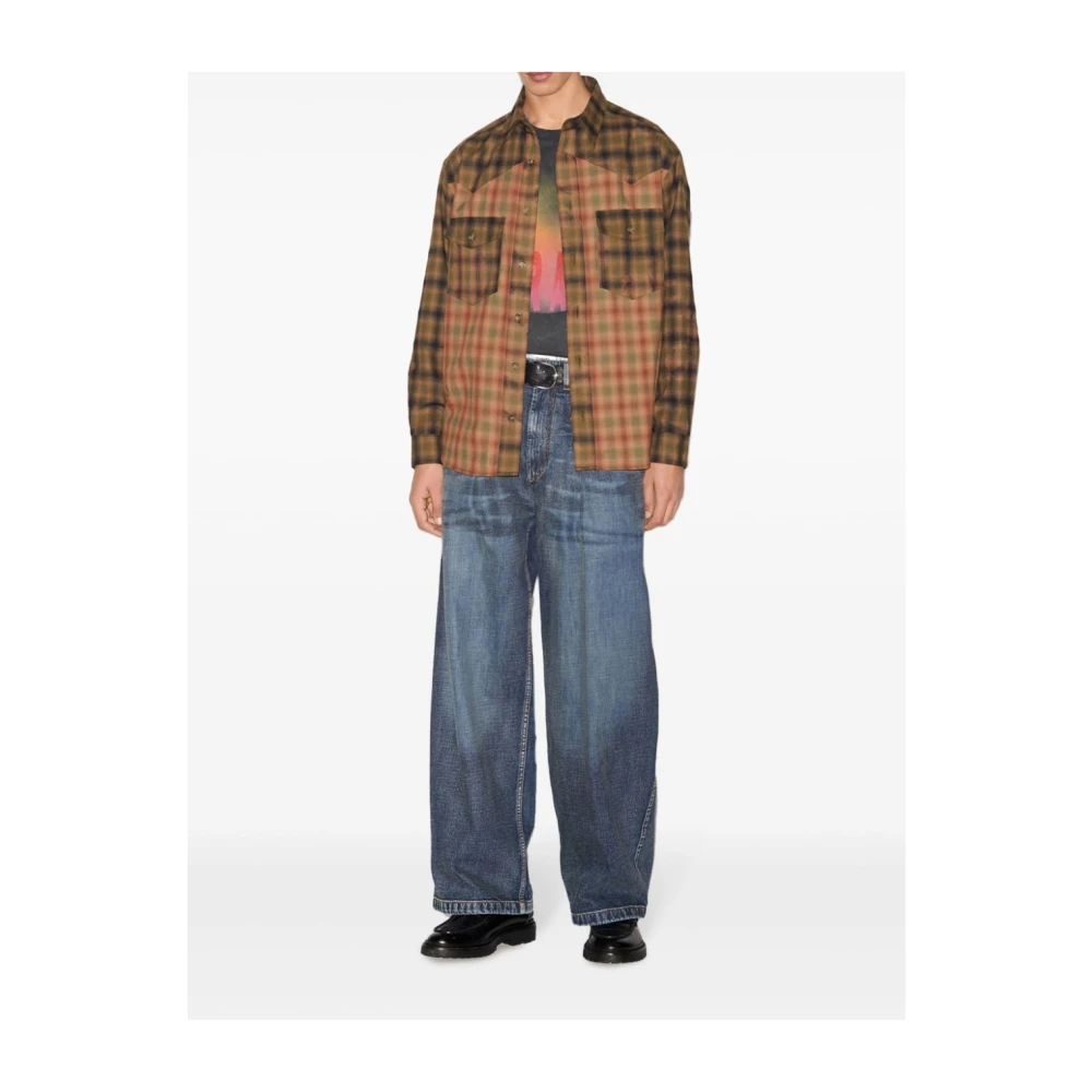 Isabel marant Bruine Shirts voor Mannen Aw24 Brown Heren