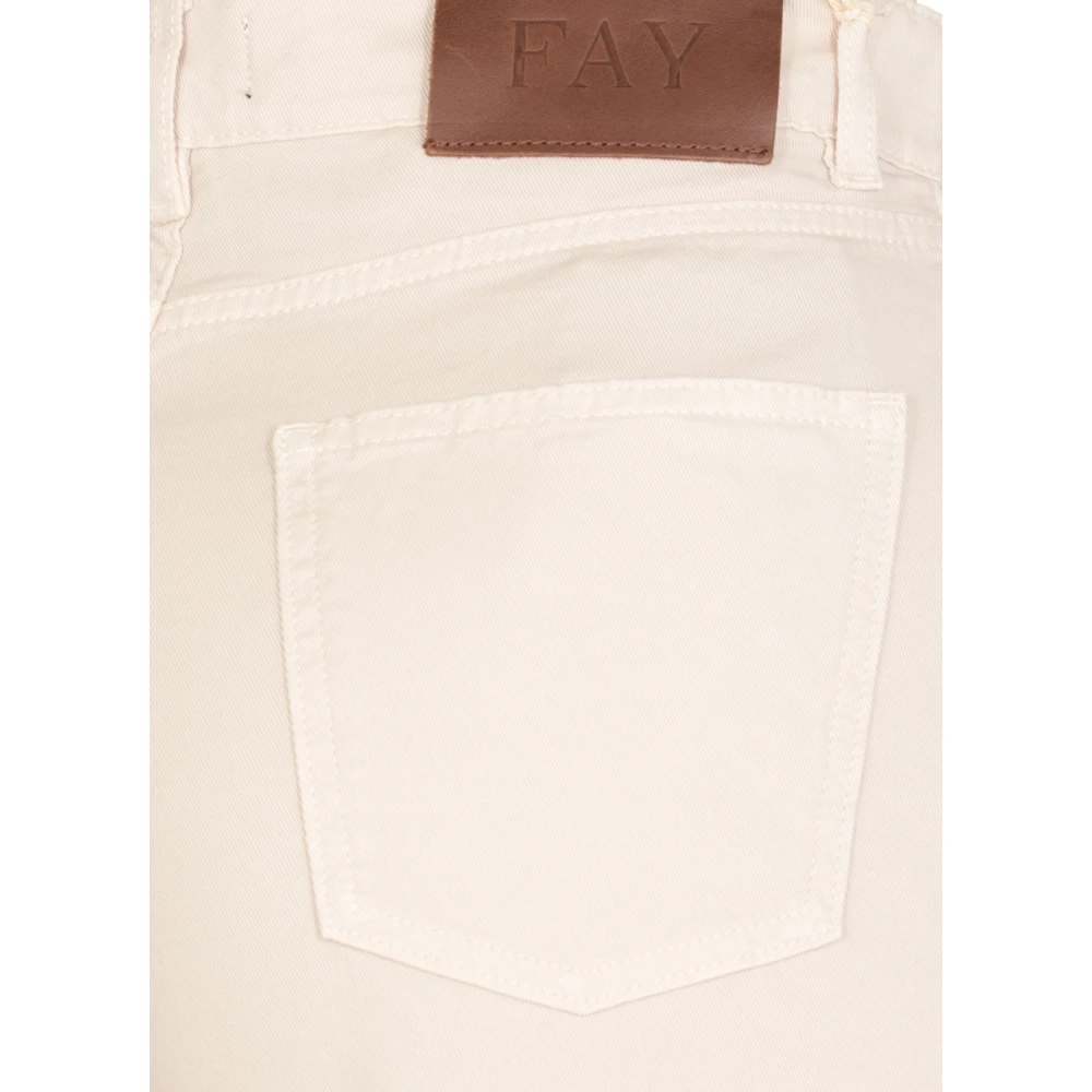 Fay Bermuda Shorts met riemlussen Beige Dames