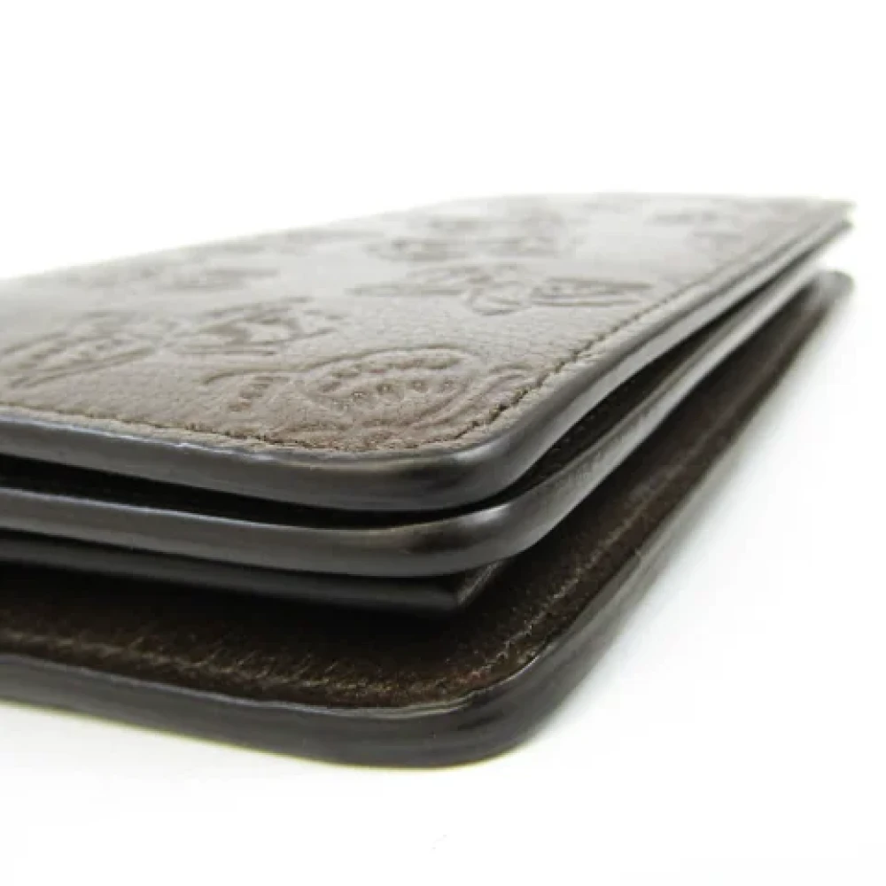 Bottega Veneta Vintage Pre-owned Leather wallets Green Dames