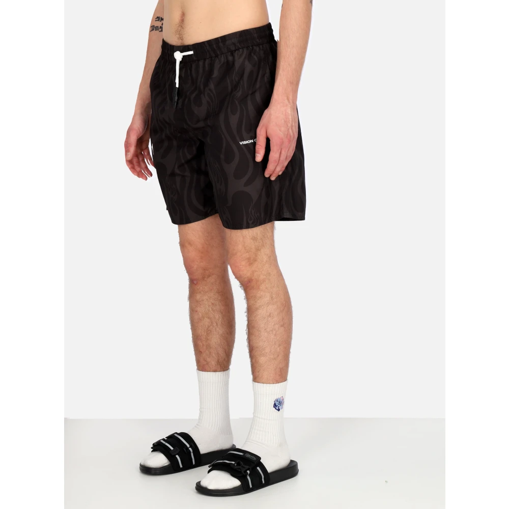 Vision OF Super Flames Zwemshorts Zwart Black Heren