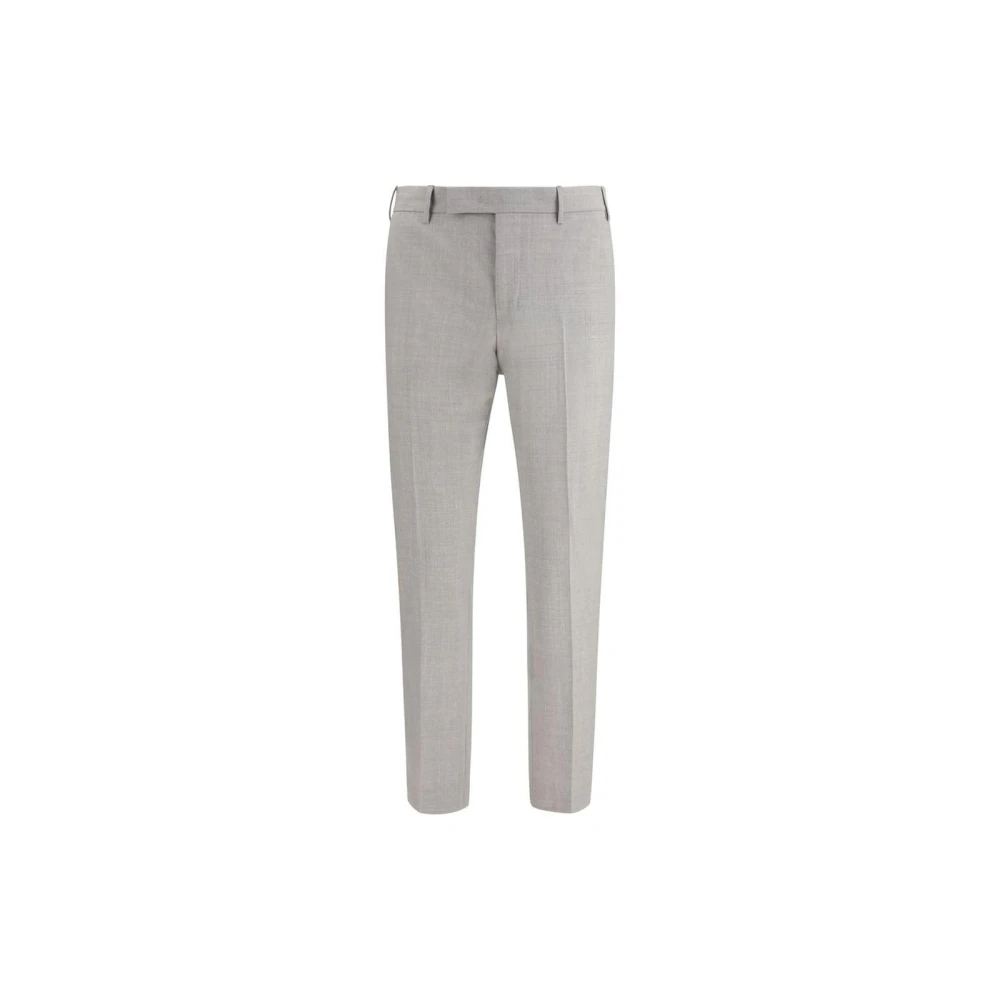 PT Torino Gray Wool Oves Aries Dress Pants - IT54 | XXL - Image 2