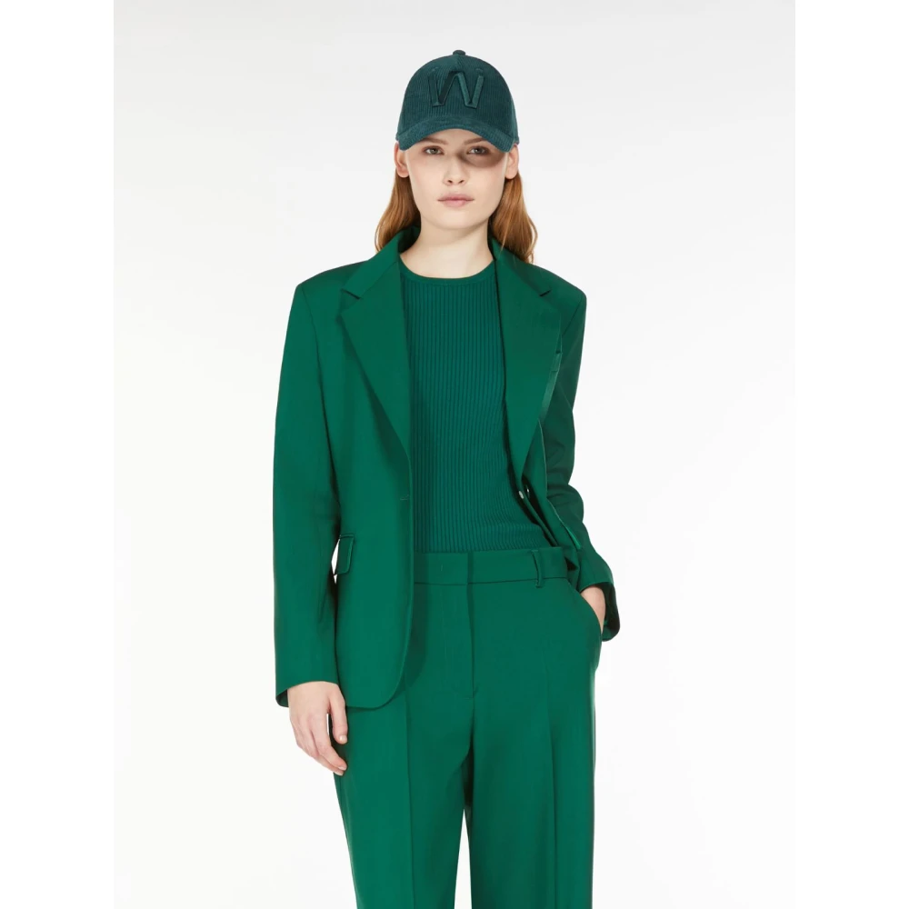 Max Mara Weekend Blazer Lamine Green Dames