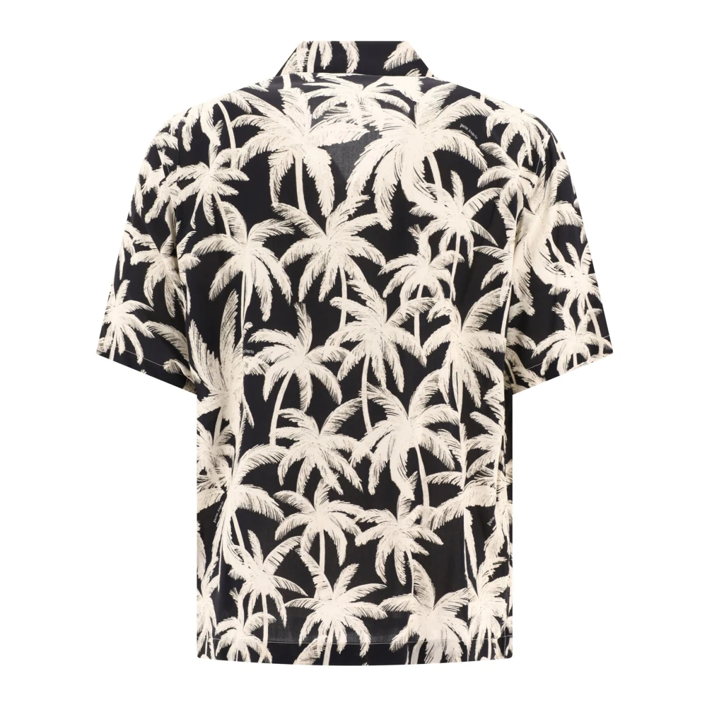 Palm Angels Palms Shirt 100% Viscose Multicolor Heren
